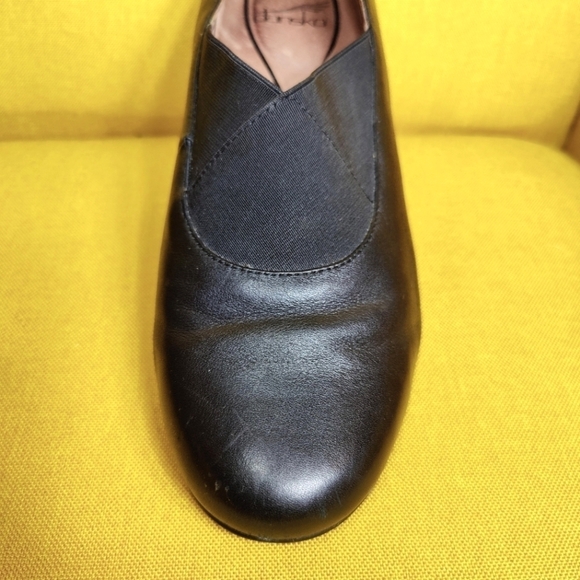 Dansko Ann Black Leather Slip On Flats Women's Shoes Size 10.5-11 - Picture 3 of 8